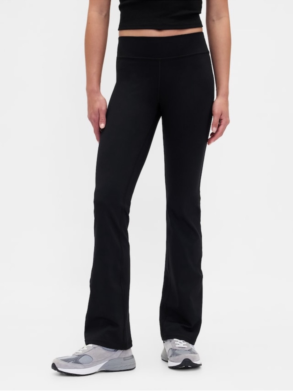 GAP GapFit Black Baby Boot High-Compression Pants